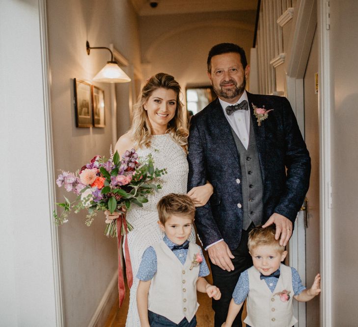 Gypsophila Fairy Lights & Dark Florals For A Family Focused Wedding At The Georgian Townhouse Norwich With Images By Camilla Andrea Photography