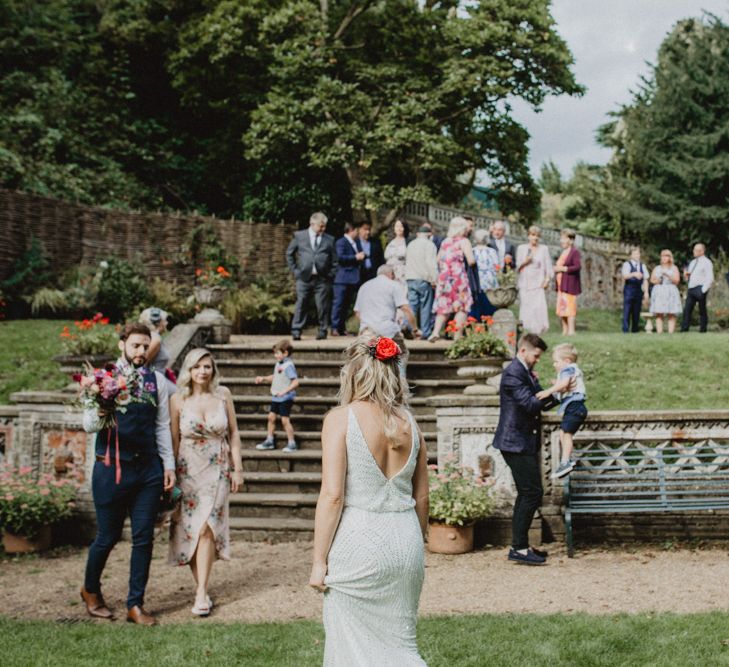 Gypsophila Fairy Lights & Dark Florals For A Family Focused Wedding At The Georgian Townhouse Norwich With Images By Camilla Andrea Photography