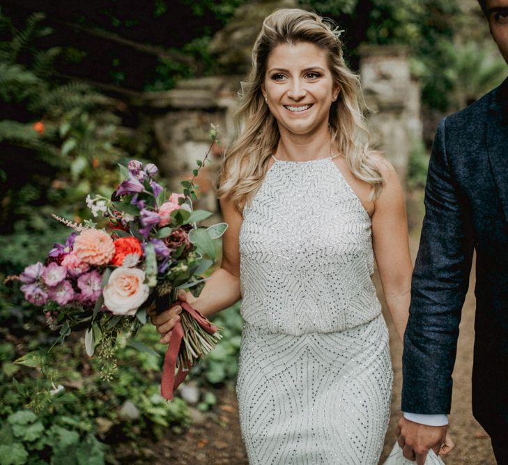 Gypsophila Fairy Lights & Dark Florals For A Family Focused Wedding At The Georgian Townhouse Norwich With Images By Camilla Andrea Photography