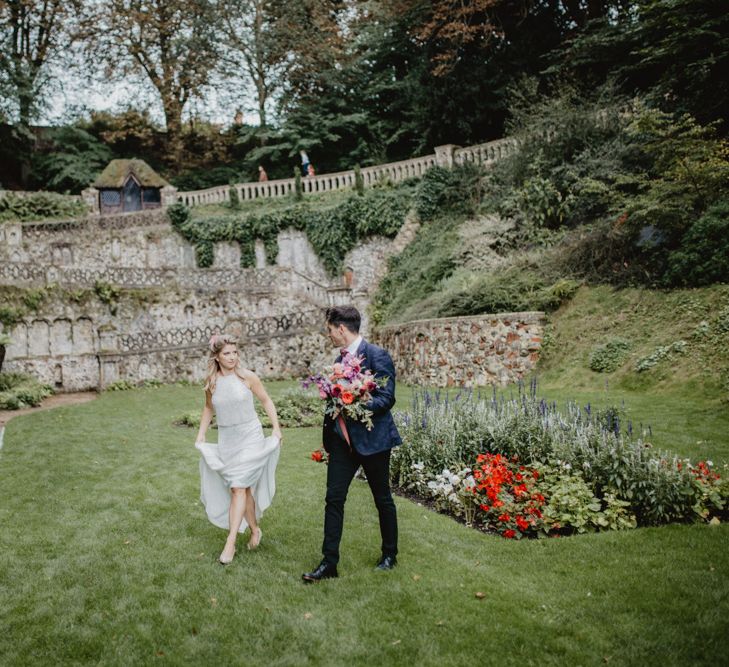 Gypsophila Fairy Lights & Dark Florals For A Family Focused Wedding At The Georgian Townhouse Norwich With Images By Camilla Andrea Photography