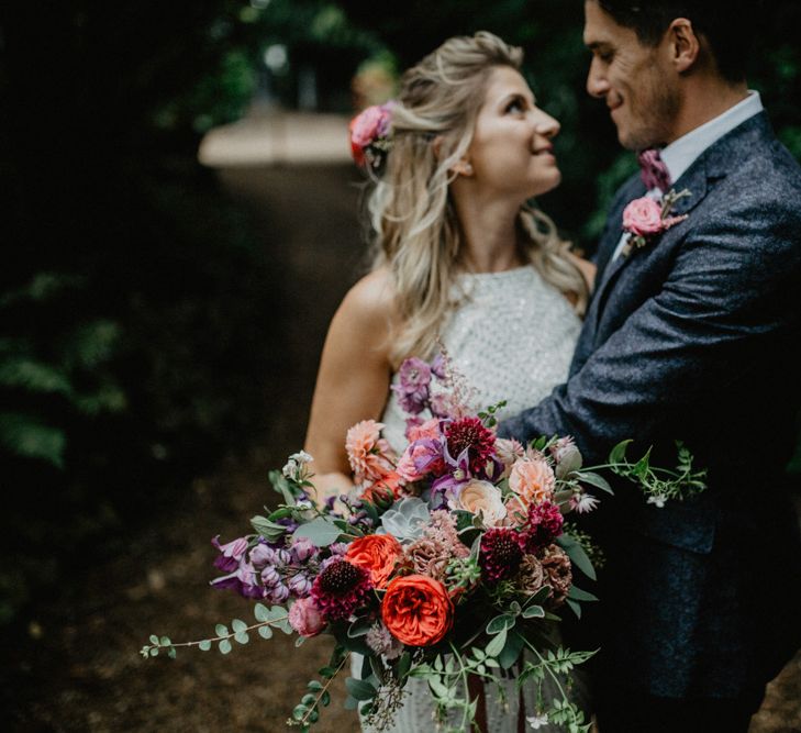 Gypsophila Fairy Lights & Dark Florals For A Family Focused Wedding At The Georgian Townhouse Norwich With Images By Camilla Andrea Photography