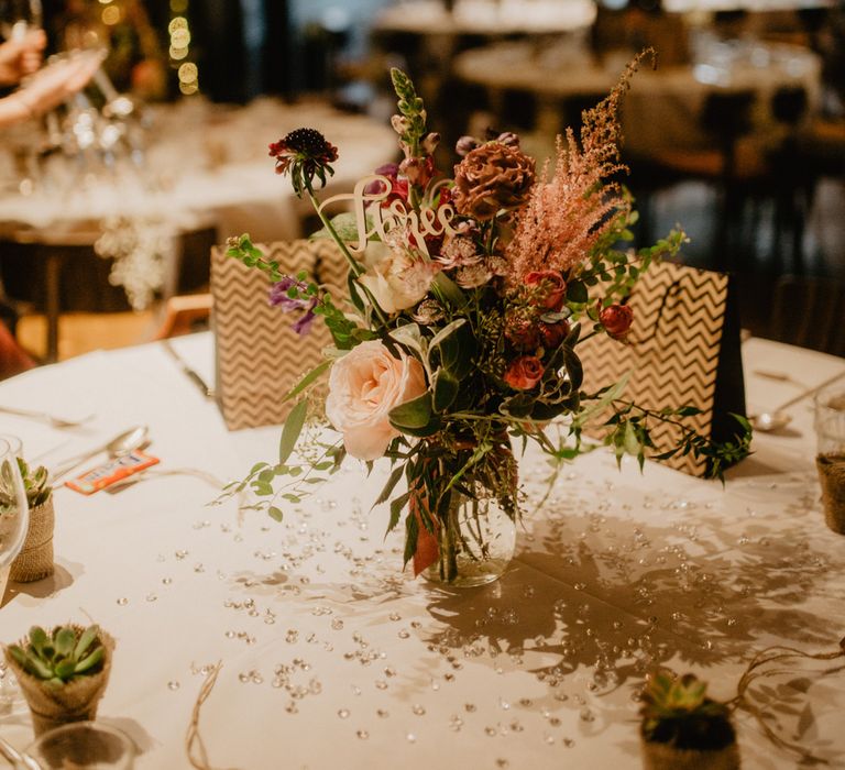 Gypsophila Fairy Lights & Dark Florals For A Family Focused Wedding At The Georgian Townhouse Norwich With Images By Camilla Andrea Photography