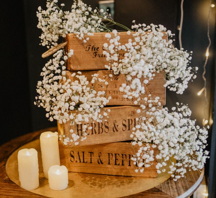 Gypsophila Fairy Lights & Dark Florals For A Family Focused Wedding At The Georgian Townhouse Norwich With Images By Camilla Andrea Photography