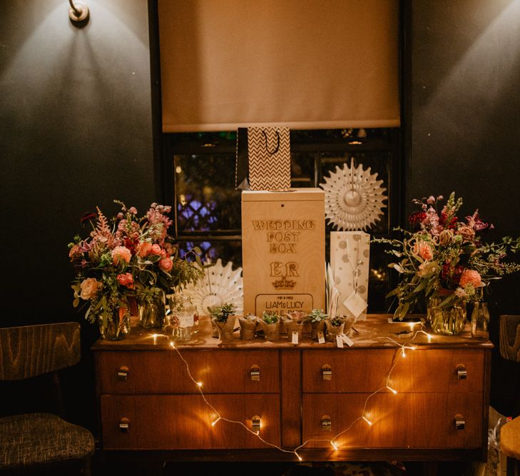 Gypsophila Fairy Lights & Dark Florals For A Family Focused Wedding At The Georgian Townhouse Norwich With Images By Camilla Andrea Photography