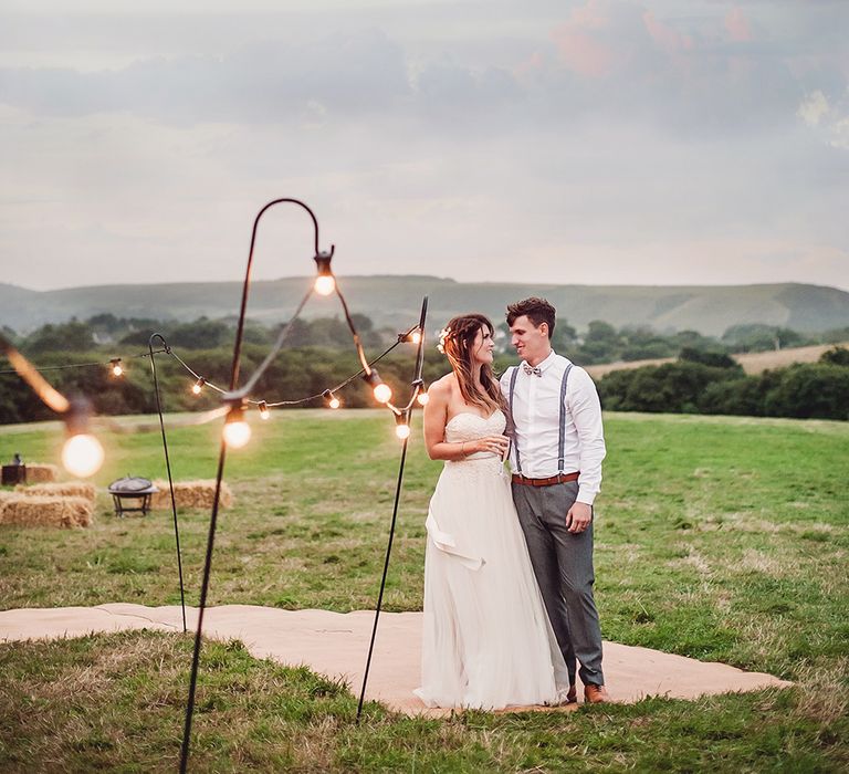 Rustic Tipi Wedding With Handmade Details At Purbeck Valley Farmhouse With Coastal Tents Tipi And Images From Darima Frampton Photography