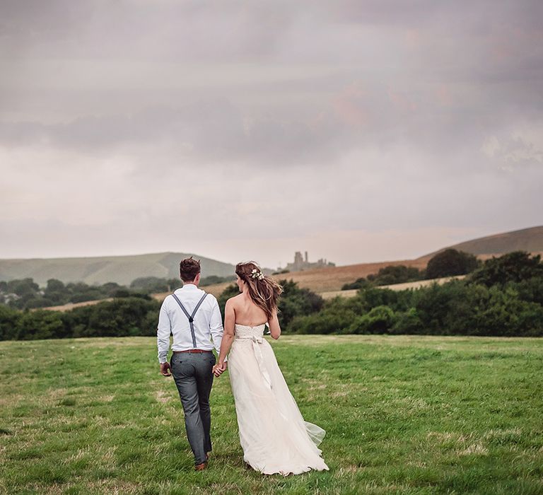 Rustic Tipi Wedding With Handmade Details At Purbeck Valley Farmhouse With Coastal Tents Tipi And Images From Darima Frampton Photography