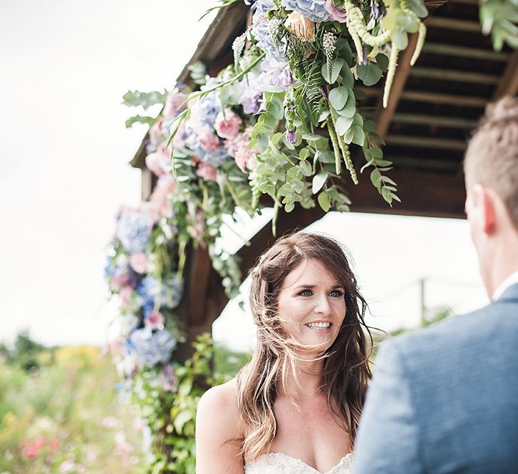 Rustic Tipi Wedding With Handmade Details At Purbeck Valley Farmhouse With Coastal Tents Tipi And Images From Darima Frampton Photography