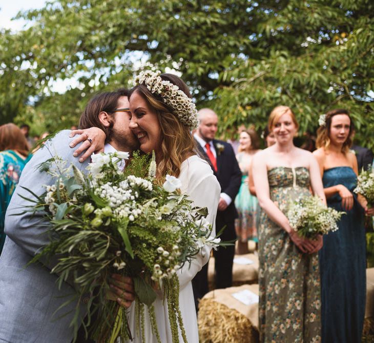 Bride & Groom Outdoor Humanist Wedding Ceremony