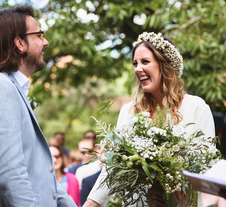 Bride & Groom Outdoor Humanist Wedding Ceremony