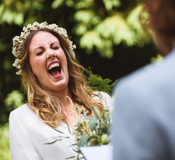 Bride & Groom Outdoor Humanist Wedding Ceremony