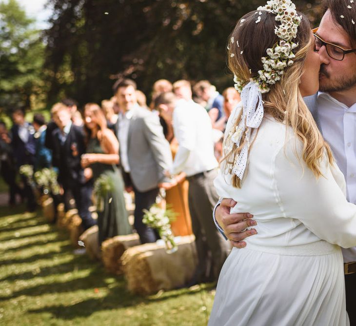 Bride & Groom Outdoor Humanist Wedding Ceremony