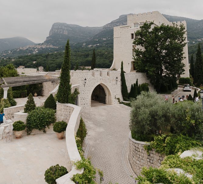 Romantic Pink & White French Riviera Wedding at Chateau Saint Jeannet | Sebastien Boudot Photography | Shoot Me Now Films