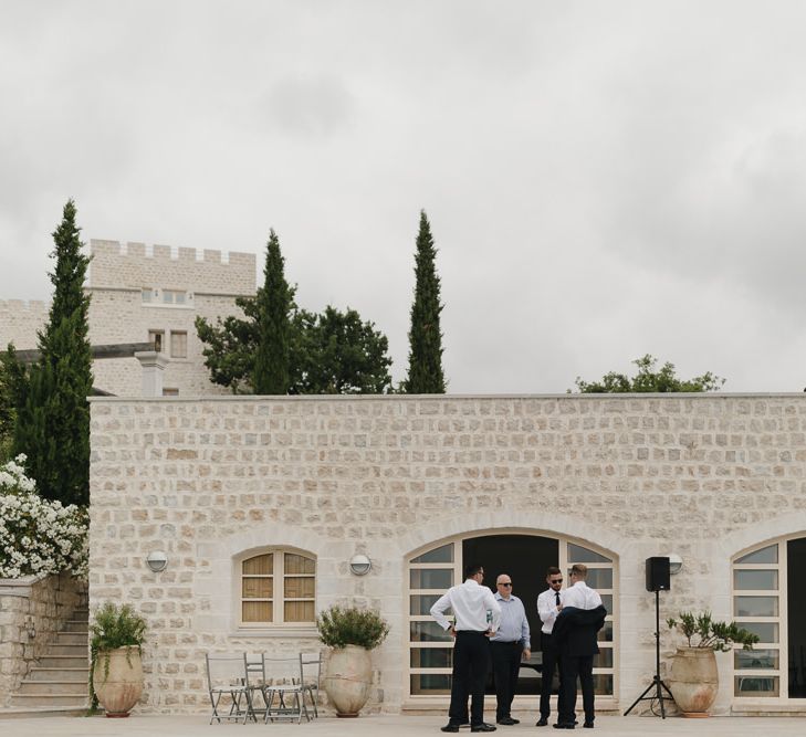 Romantic Pink & White French Riviera Wedding at Chateau Saint Jeannet | Sebastien Boudot Photography | Shoot Me Now Films