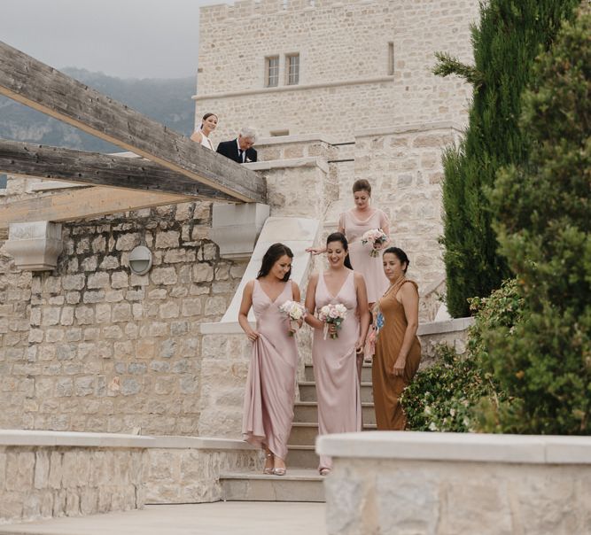 Romantic Pink & White French Riviera Wedding at Chateau Saint Jeannet | Sebastien Boudot Photography | Shoot Me Now Films