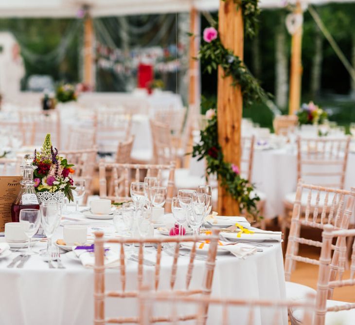 Marquee Decor - Bright Colours