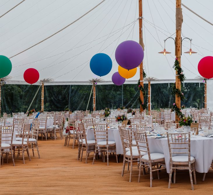 Marquee Decor - Bright Colours