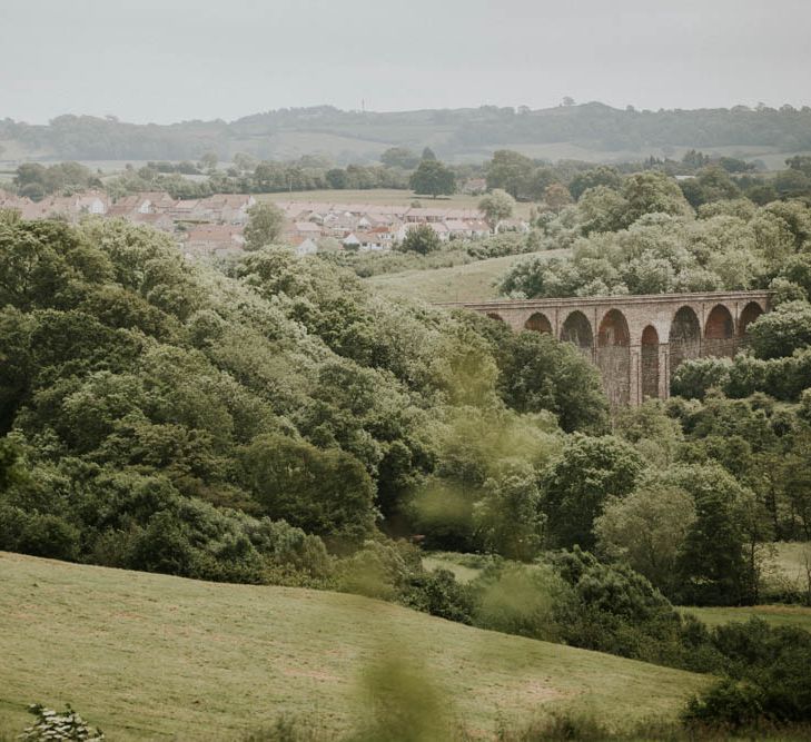 Viaduct | | Rustic Tipi Wedding at The Grange, Belluton, Pensford | Images by Felix Russell-Saw & Ryan Winterbotham