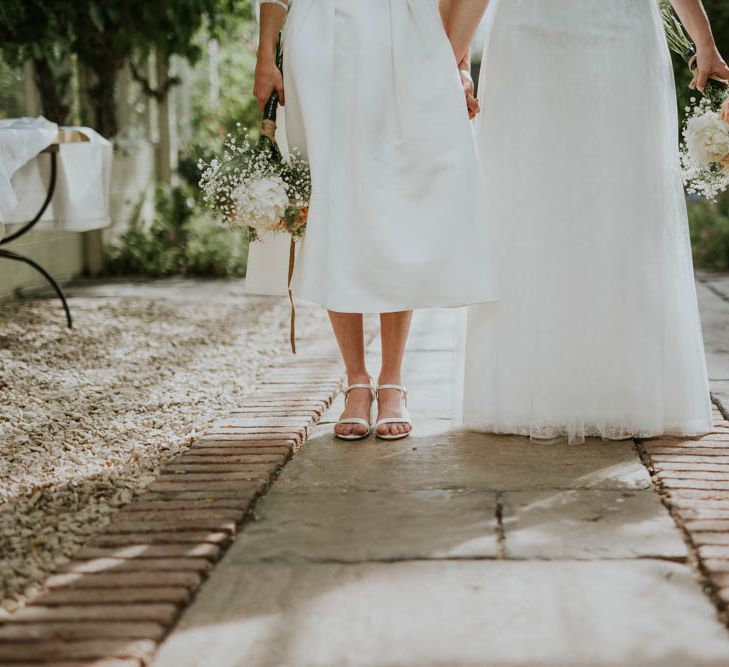 Two Brides with ASOS & Arielle by Heidi Hudson Wedding Dresses | Rustic Tipi Wedding at The Grange, Belluton, Pensford | Images by Felix Russell-Saw & Ryan Winterbotham