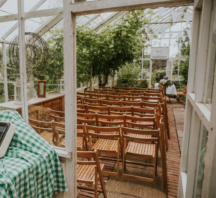 Green House | Rustic Tipi Wedding at The Grange, Belluton, Pensford | Images by Felix Russell-Saw & Ryan Winterbotham