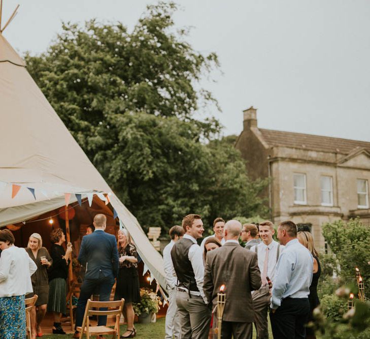 Rustic Tipi Wedding at The Grange, Belluton, Pensford | Images by Felix Russell-Saw & Ryan Winterbotham