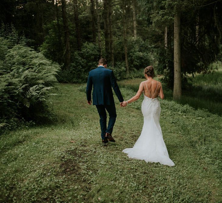 Bride & Groom Country Portrait