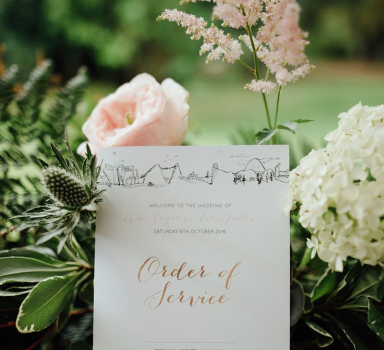 Order of Service Wedding Stationery | The Lou's Photography