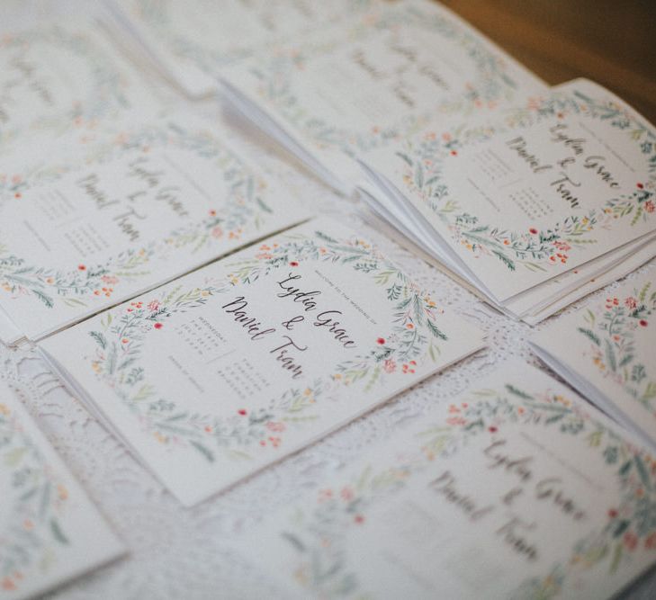 Wedding Stationery | Country Wedding at Farmers Barns, Rosedew Farm, Cardiff | Grace Elizabeth Photography and Film