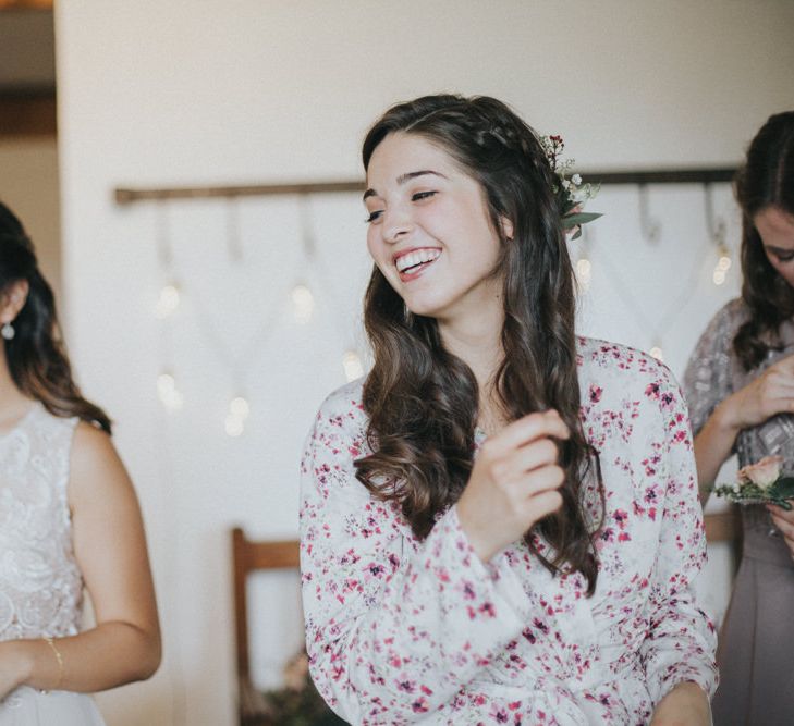 Wedding Morning Bridal Preparations | Country Wedding at Farmers Barns, Rosedew Farm, Cardiff | Grace Elizabeth Photography and Film