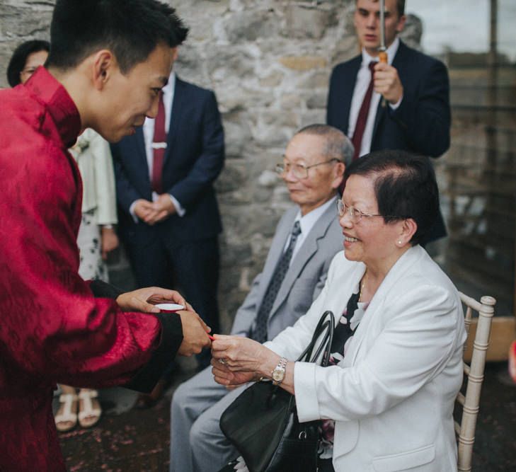 Chinese Tea Ceremony | Country Wedding at Farmers Barns, Rosedew Farm, Cardiff | Grace Elizabeth Photography and Film