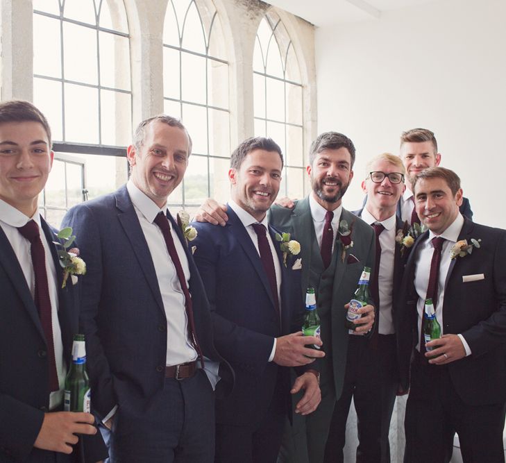 Groomsmen | Groom in Mark Powell Suit | Cotton Candy Photography