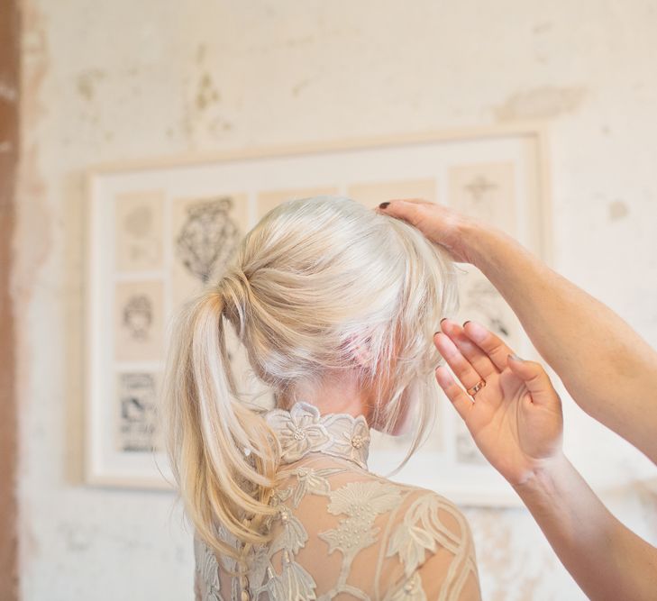 Getting Ready | Bridal Up Do | Cotton Candy Photography