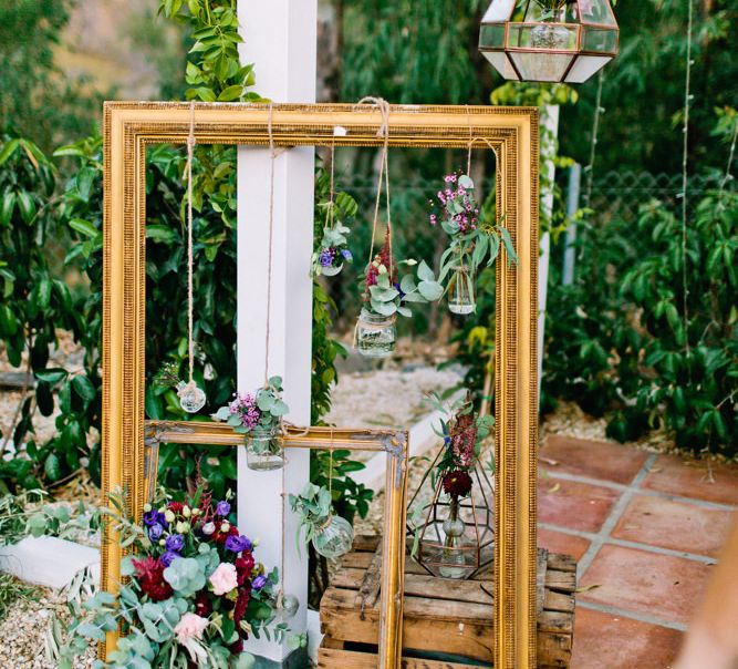 Wedding Decor | Jewel Coloured Spanish Wedding Planned & Styled by Rachel Rose Weddings | Anna Gazda Photography