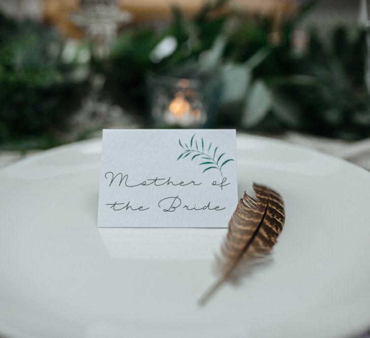 Macrame & Feathers For A Boho Wedding At The Kedleston Derby With Succulents & Foliage Details And Images By Magda K Photography