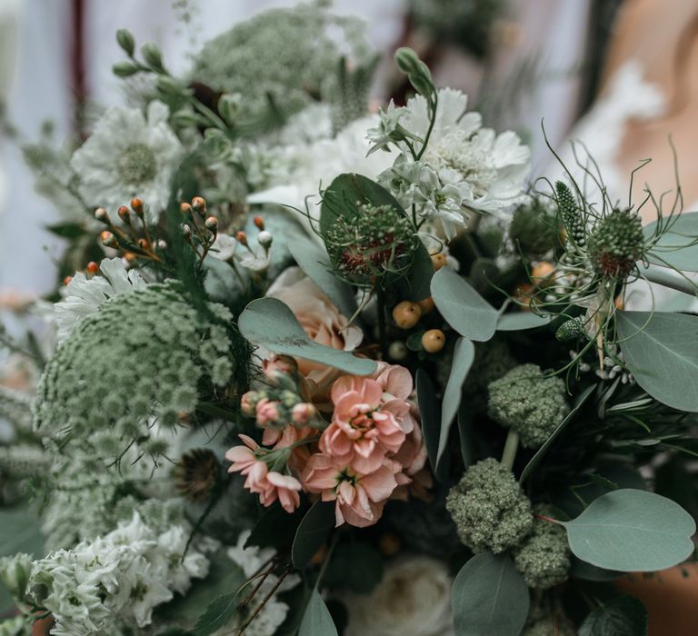 Macrame & Feathers For A Boho Wedding At The Kedleston Derby With Succulents & Foliage Details And Images By Magda K Photography