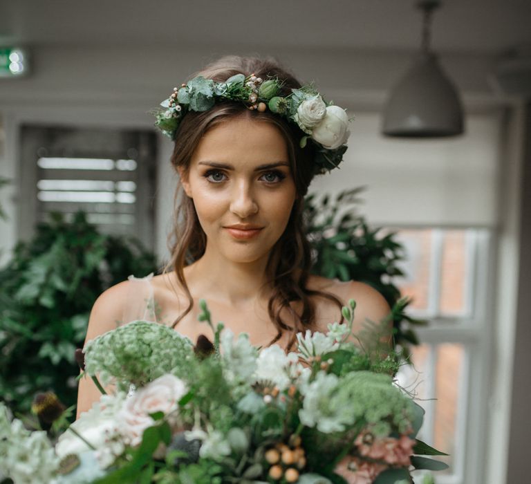 Macrame & Feathers For A Boho Wedding At The Kedleston Derby With Succulents & Foliage Details And Images By Magda K Photography