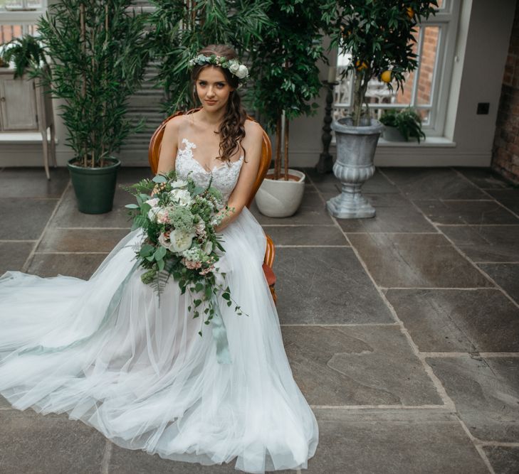 Macrame & Feathers For A Boho Wedding At The Kedleston Derby With Succulents & Foliage Details And Images By Magda K Photography