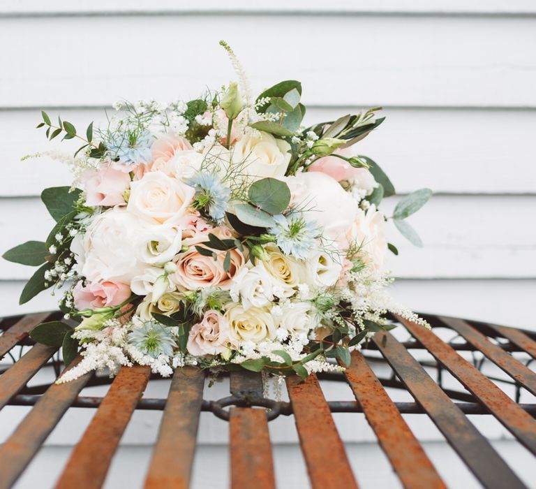 Pastel Wedding Bouquet