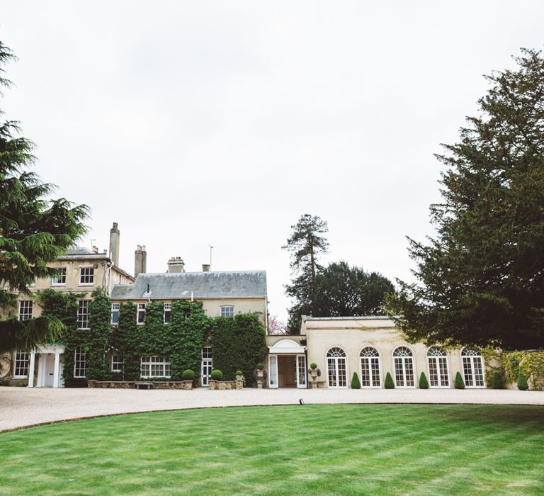 Elegant Pastel Wedding Northbrook Park Rose & Peony Floral Arrangements & Bride In Illusion Lace Dress By Pronovias & Images From Hollie Carlin Photography