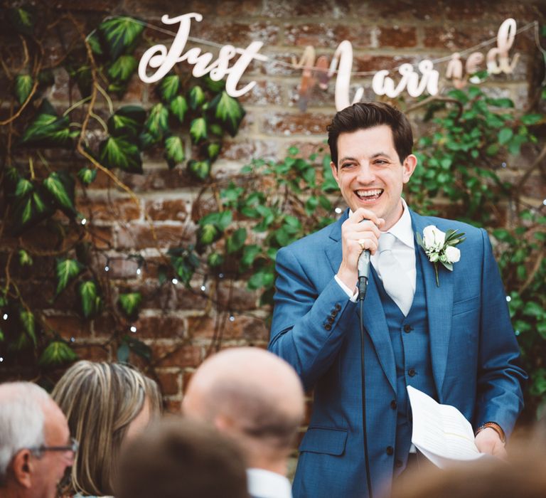 Elegant Pastel Wedding Northbrook Park Rose & Peony Floral Arrangements & Bride In Illusion Lace Dress By Pronovias & Images From Hollie Carlin Photography