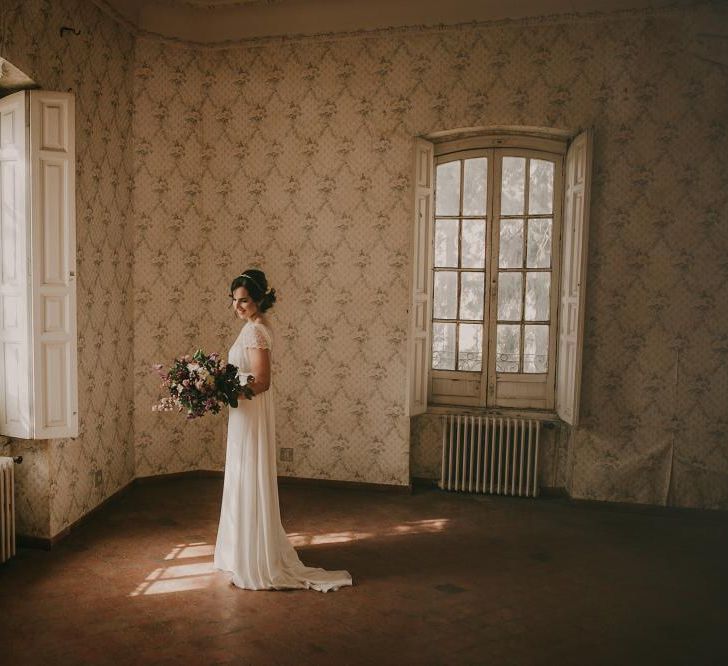 Bride in Laure de Sagazan