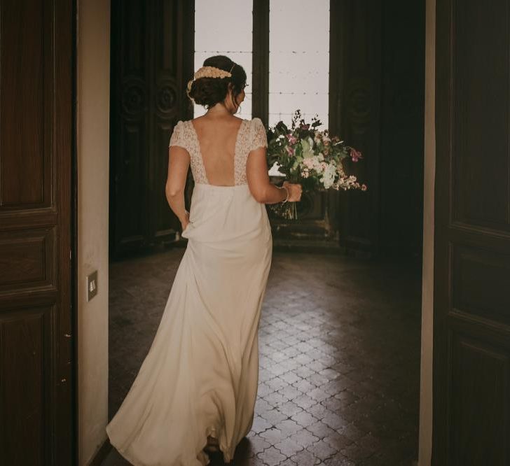 Bride in Laure de Sagazan