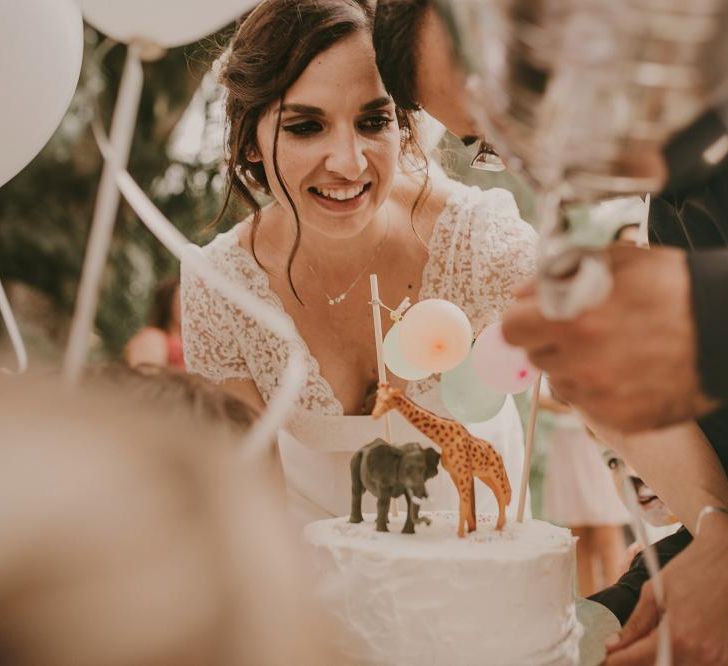 Birthday Cake For Children at Wedding