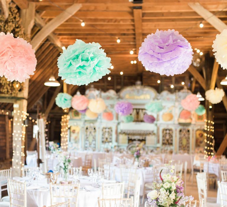 Pom Pom Wedding Decor