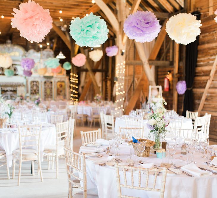 Pom Pom Wedding Decor