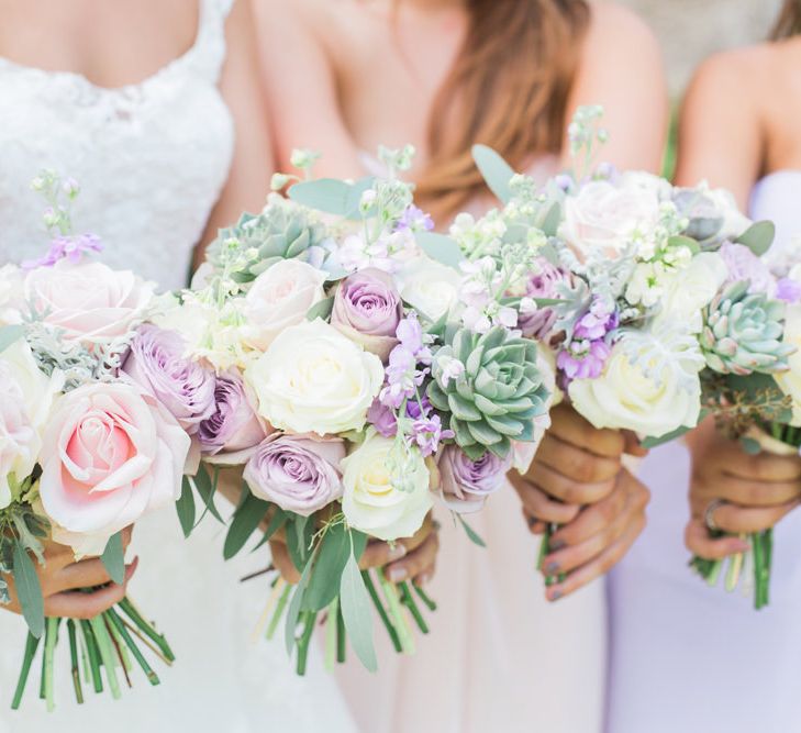 Pastel Wedding Bouquets