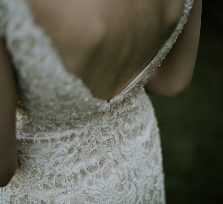 Bride in David's Bridal Wedding Dress | Intimate Love Memories Photography