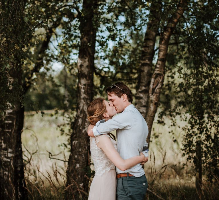 Festival Wedding At Campsite In Holland With A Picnic Reception & Images From Green Antlers Photography