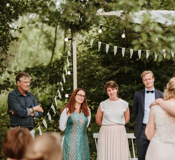 Festival Wedding At Campsite In Holland With A Picnic Reception & Images From Green Antlers Photography