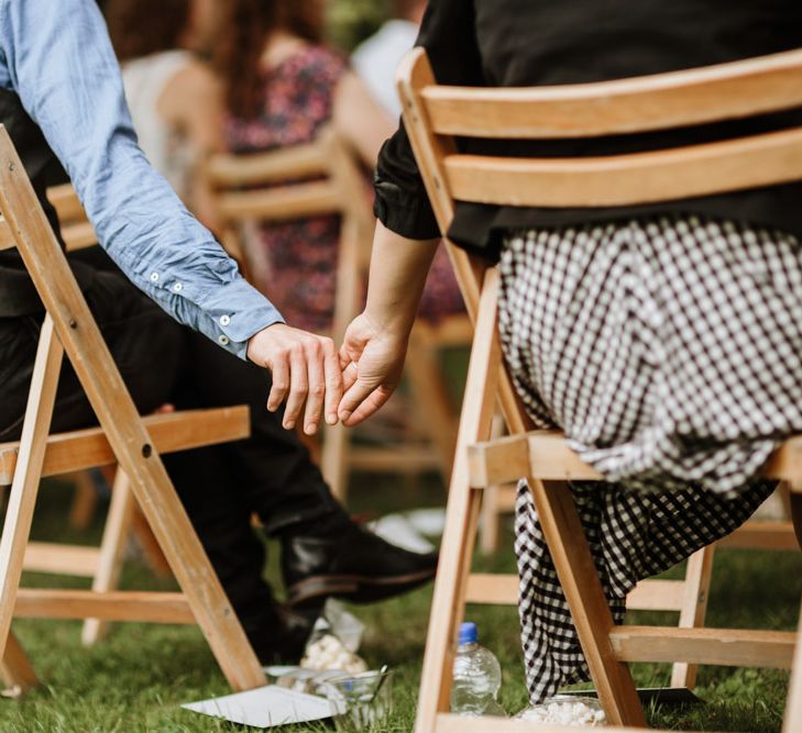 Festival Wedding At Campsite In Holland With A Picnic Reception & Images From Green Antlers Photography