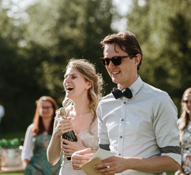 Festival Wedding At Campsite In Holland With A Picnic Reception & Images From Green Antlers Photography